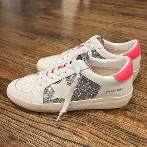 ❌SOLD❌ Vintage Havana Positivity Glitter Star Sneakers Size 9